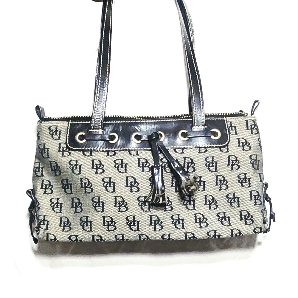 Vintage Pristine Dooney & Bourke Monogram Y2K Handbag